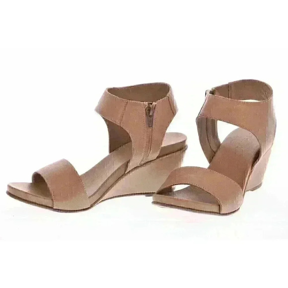 Ethem For Australia 6100 Women's Hat Taupe Nappa Leather Sandals Sz 9.5 US $158 - Picture 5 of 7